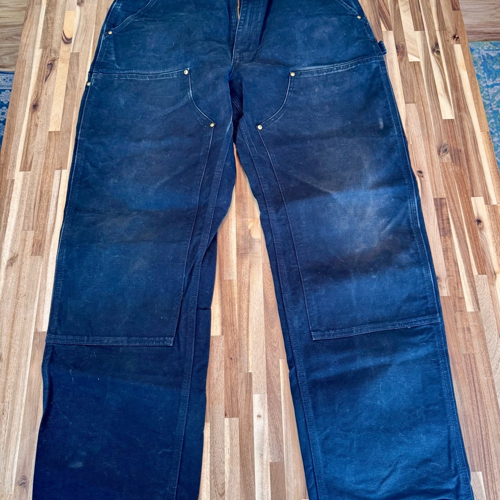 Men's Black Carhartt Work Pants